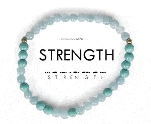 Morse Code Bracelet – Strength