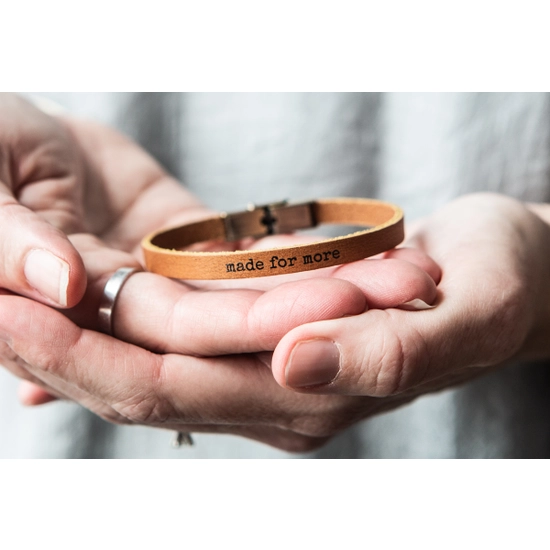 Made for More – Leather Bracelet